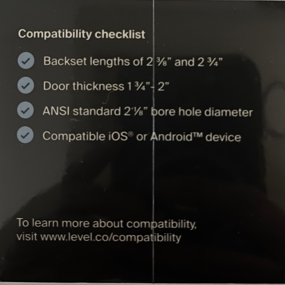 Level Lock Touch Edition Smart Lock - Apple iOS® & Android™ Phone Compatible - Picture 4 of 5